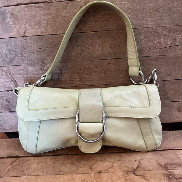 HOBO Handbags - Vintage Hobo International Woman's Mint Green Mini Leather Handbag